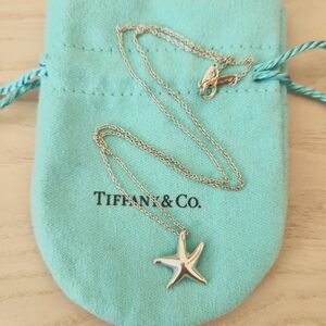 Tiffany & Co. Silver Starfish Necklace